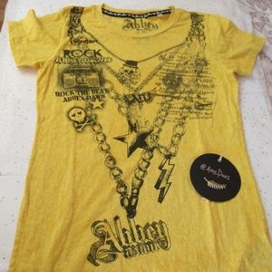Abbey Dawn Yellow Shirt